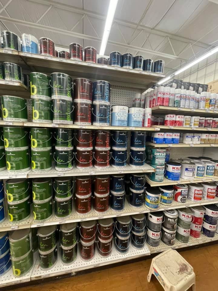paint cans